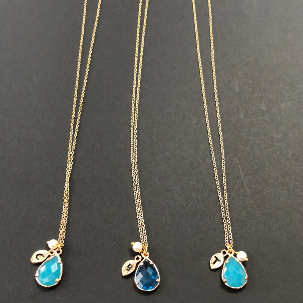 ❗️3 necklaces for $15 ‼️ necklaces with initial